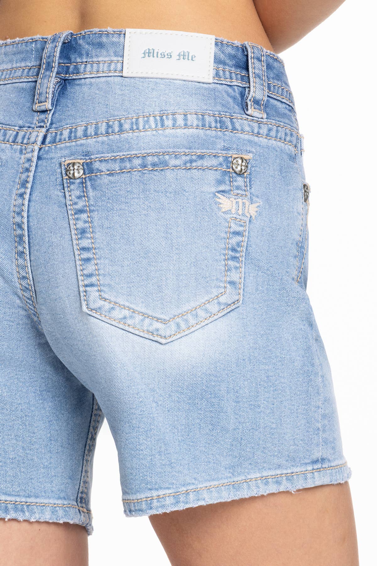 3636MH119- MOM DENIM SHORT