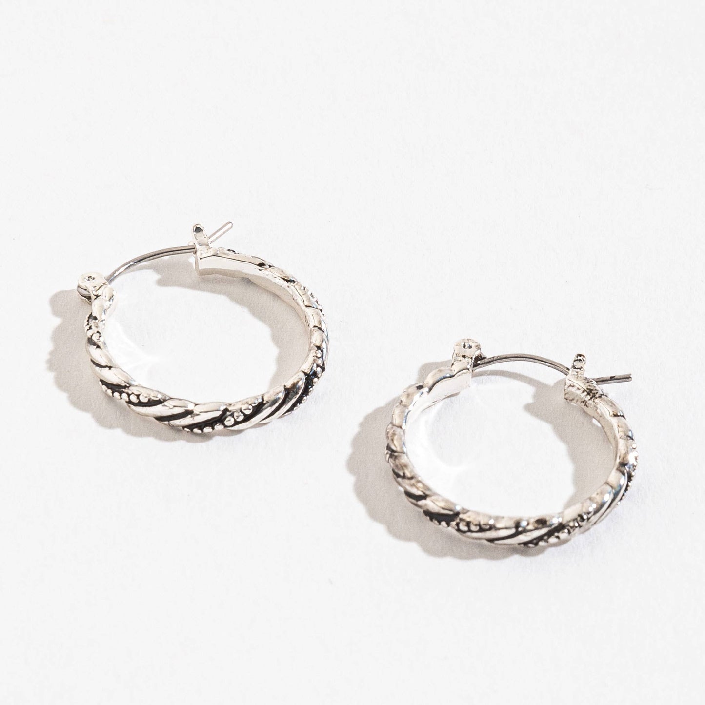Earsense Twist Hoop Earrings
