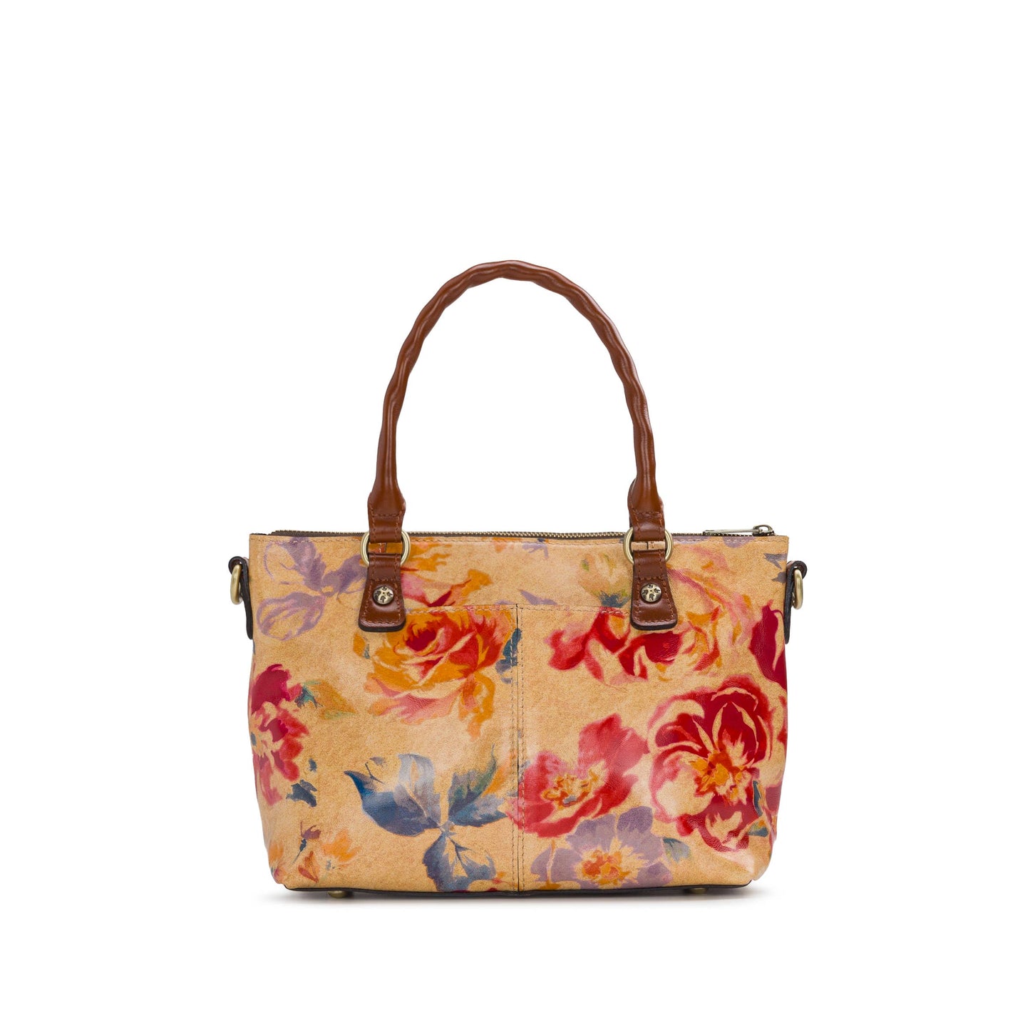Patricia Nash Zora Top Handle Crossbody: Aegean Blooms