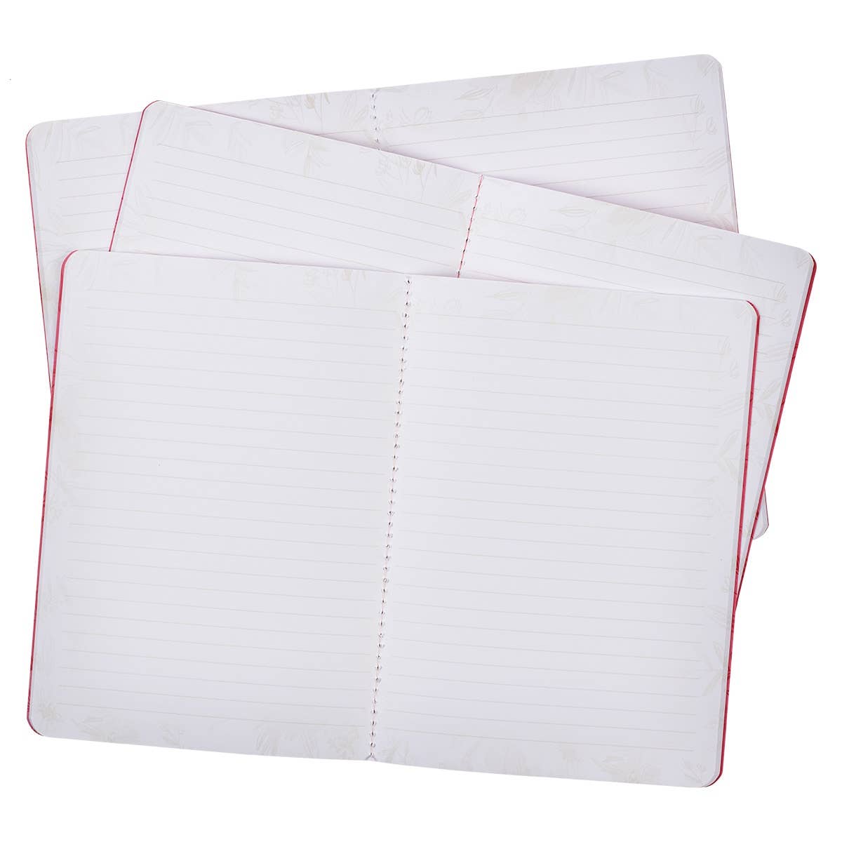 Notebook Set 3pc White Isa. 62:4, Pink 2 Cor. 5:7, Pink