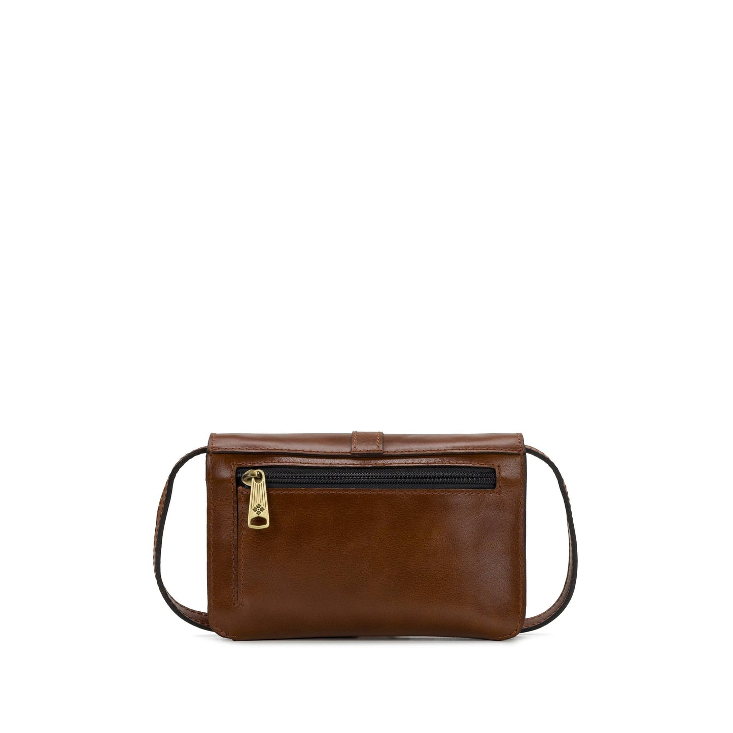 Patricia Nash Torri Crossbody - Vintage Distressed Leather: Cognac