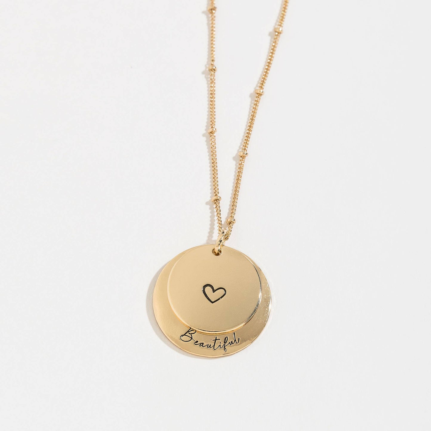 Sale - Beautiful Hidden Heart Pendant Necklace