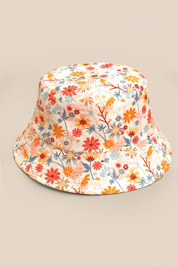 FLORAL BUCKET HAT | 40HW717