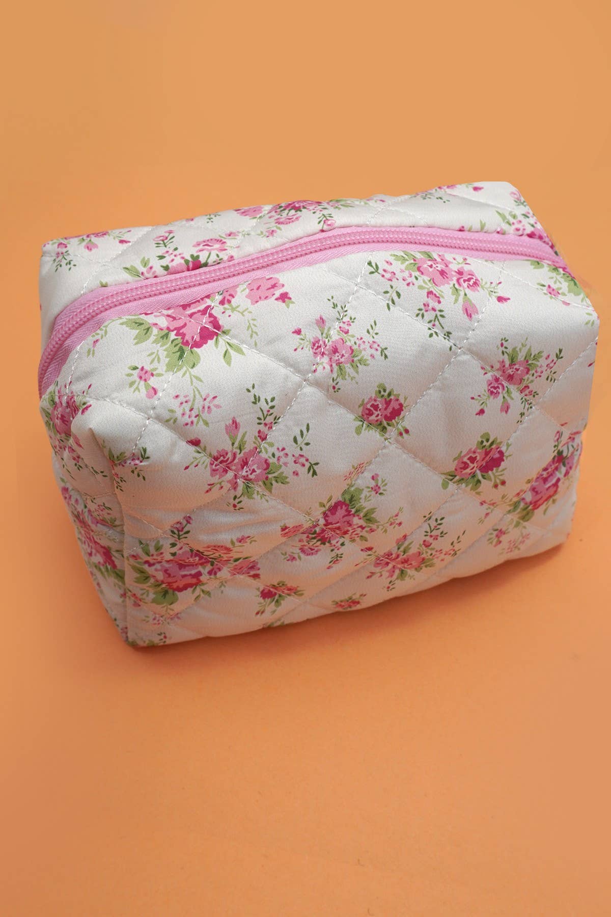 FLORAL TOILE PATTERN MAKEUP COSMETIC POUCH BAG | 40P562