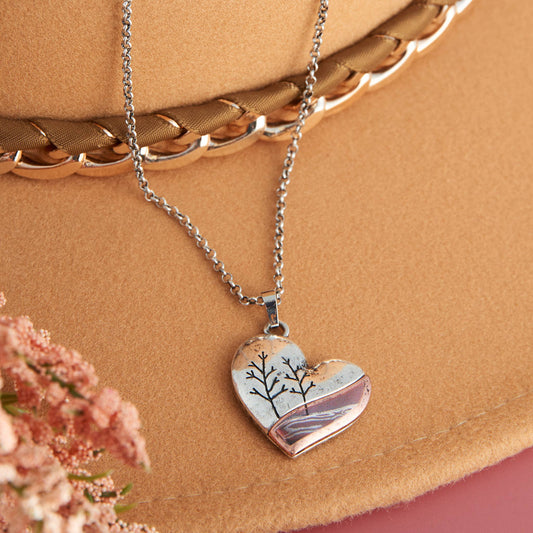 Kelso Nature Heart 16" Pendant Necklace