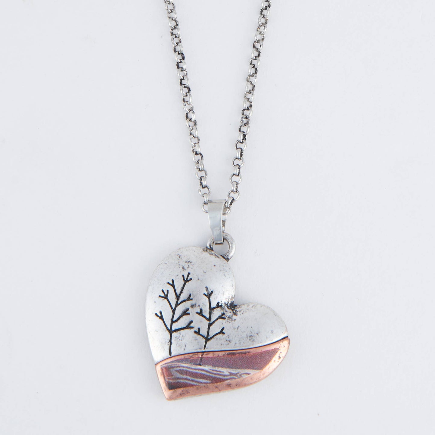 Kelso Nature Heart 16" Pendant Necklace