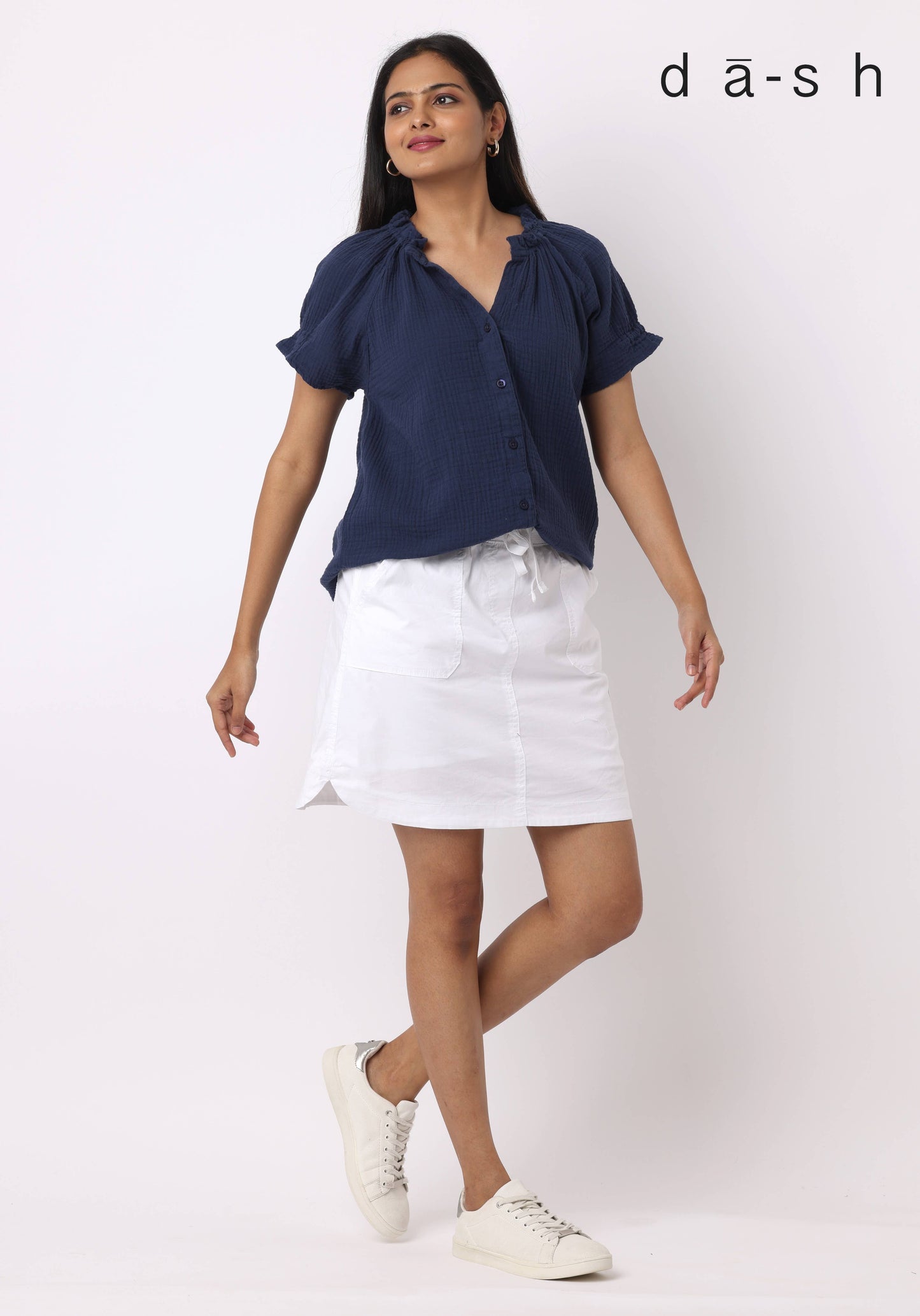 DA1569 Kaitlyn Cargo Skort : Sea Spray, S
