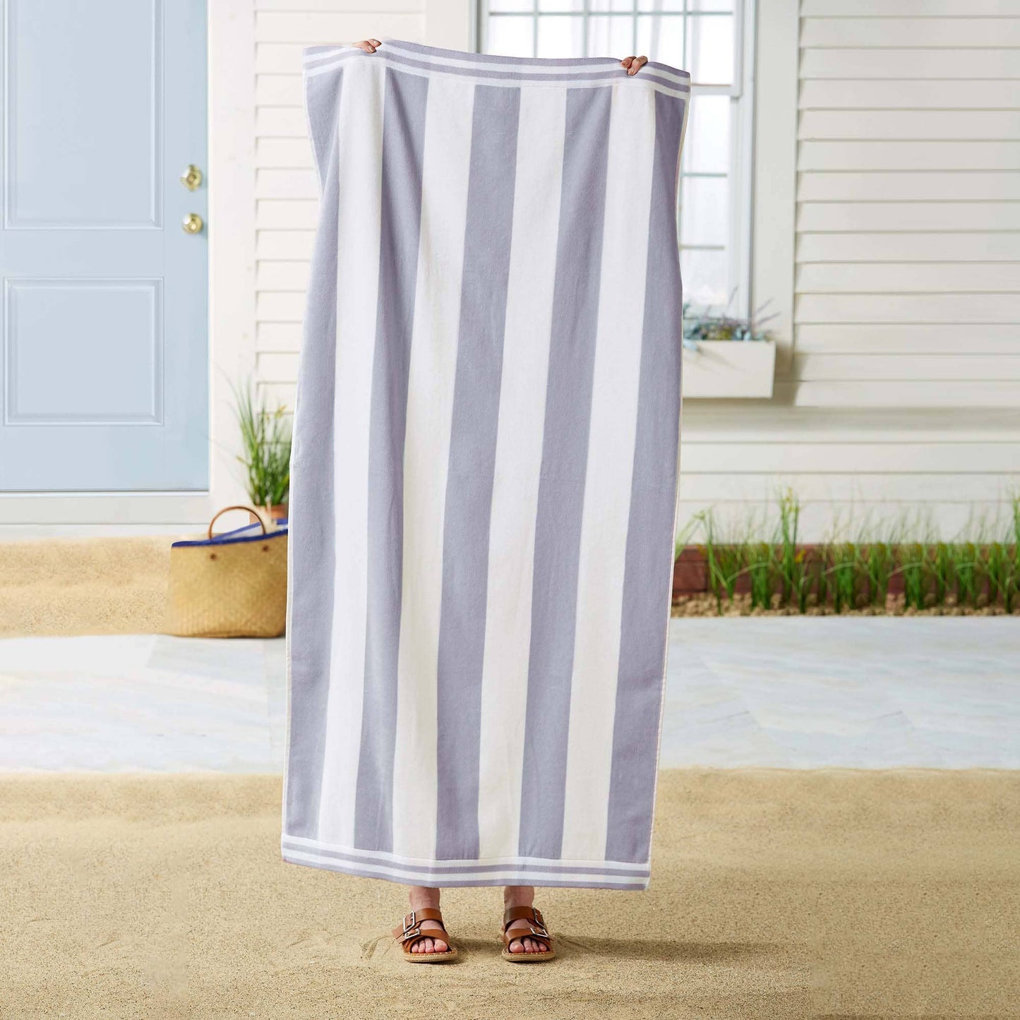 Striped Cabana Oversized Beach Towel - Edgartown