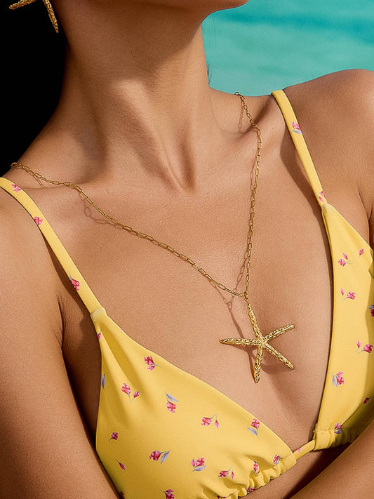 Suki 18K Gold Non-Tarnish Statement Star Necklace