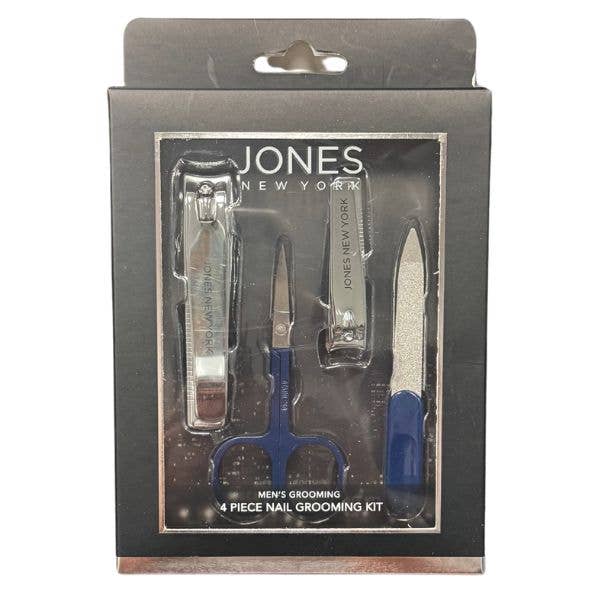 Jones New York - #04267.Blue - 4PC Men's Grooming Nail Kit