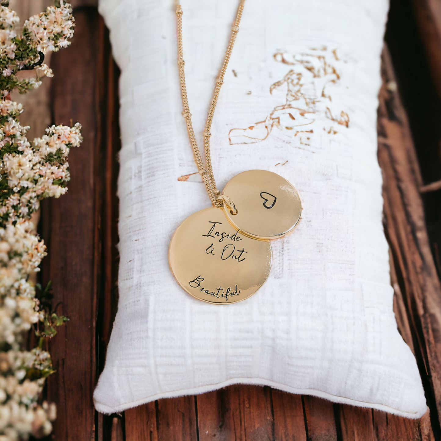 Sale - Beautiful Hidden Heart Pendant Necklace