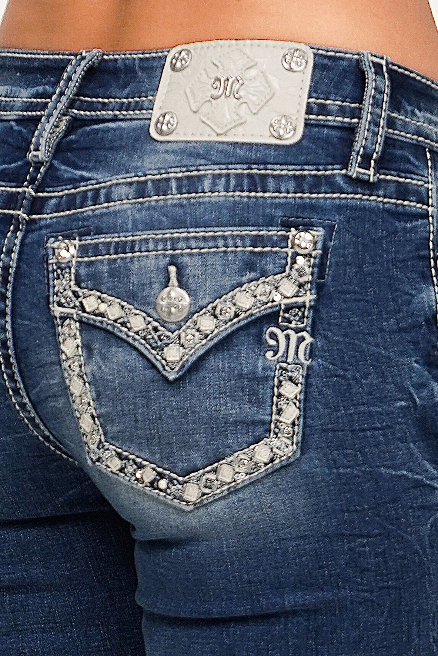 Miss Me 30 Mid Rise Boot Cut Jean  Style M9517BS-