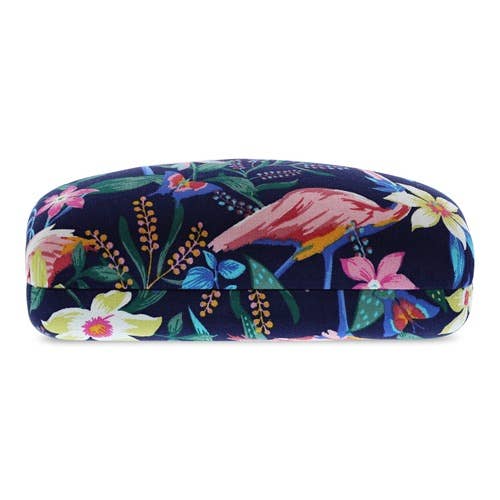 Sunglass Case:  Flamingo Garden
