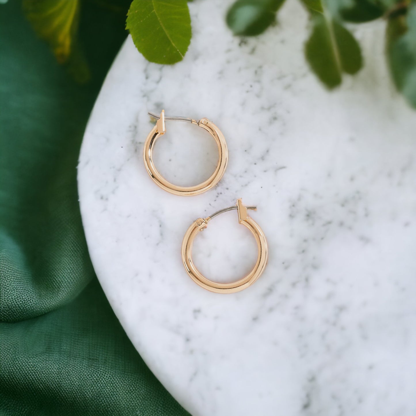 Ear Sense Click Hoop Earrings