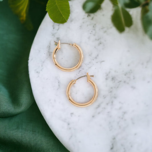 Ear Sense Click Hoop Earrings