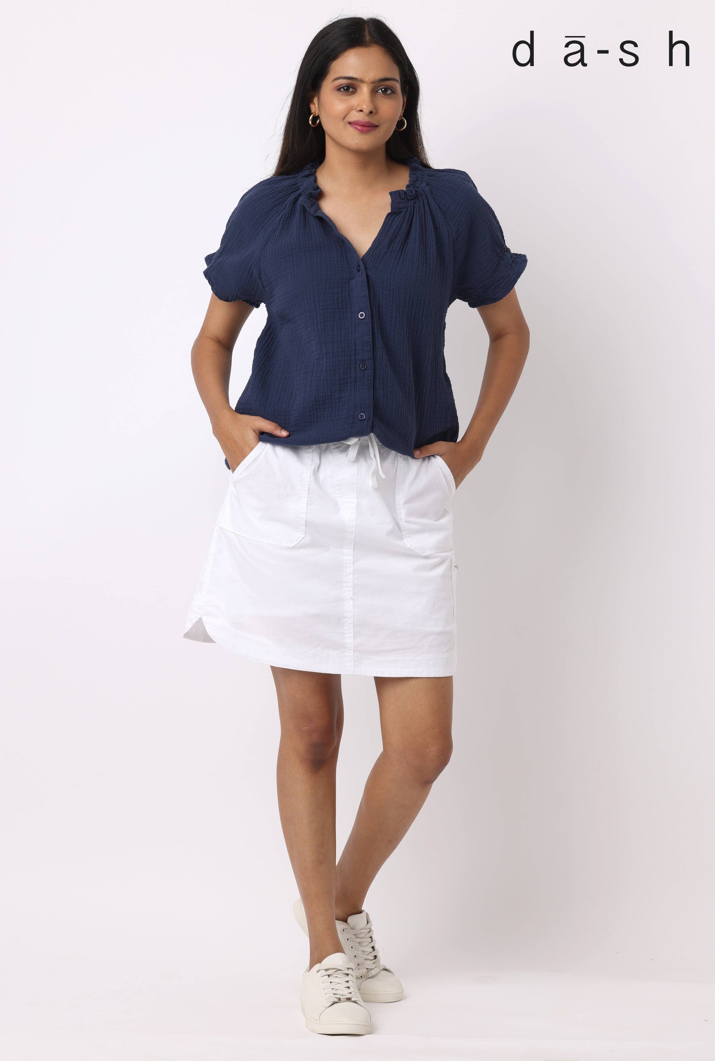 DA1569 Kaitlyn Cargo Skort : Sea Spray, S