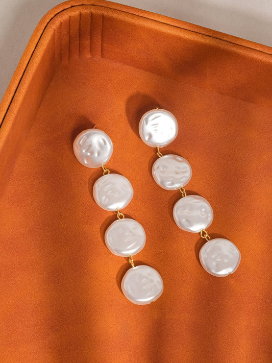 Héloïse 18K Non-Tarnish Pearl Drop Earring