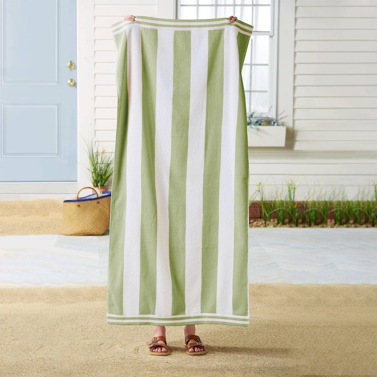 Striped Cabana Oversized Beach Towel - Edgartown