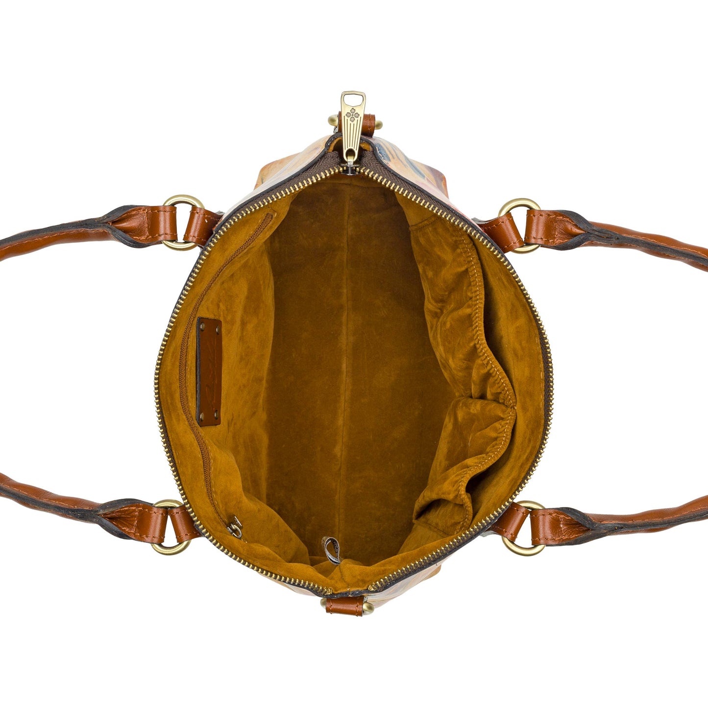 Patricia Nash Zora Top Handle Crossbody: Aegean Blooms