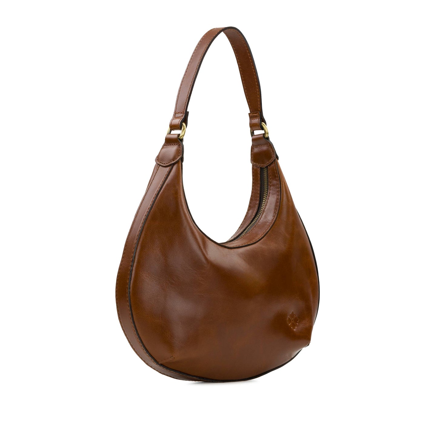 Patricia Nash Coco Crescent Hobo: Cognac