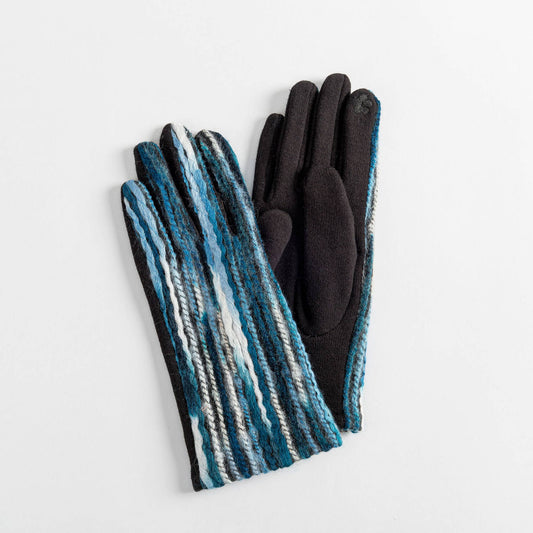 Multi Color Textured Gloves