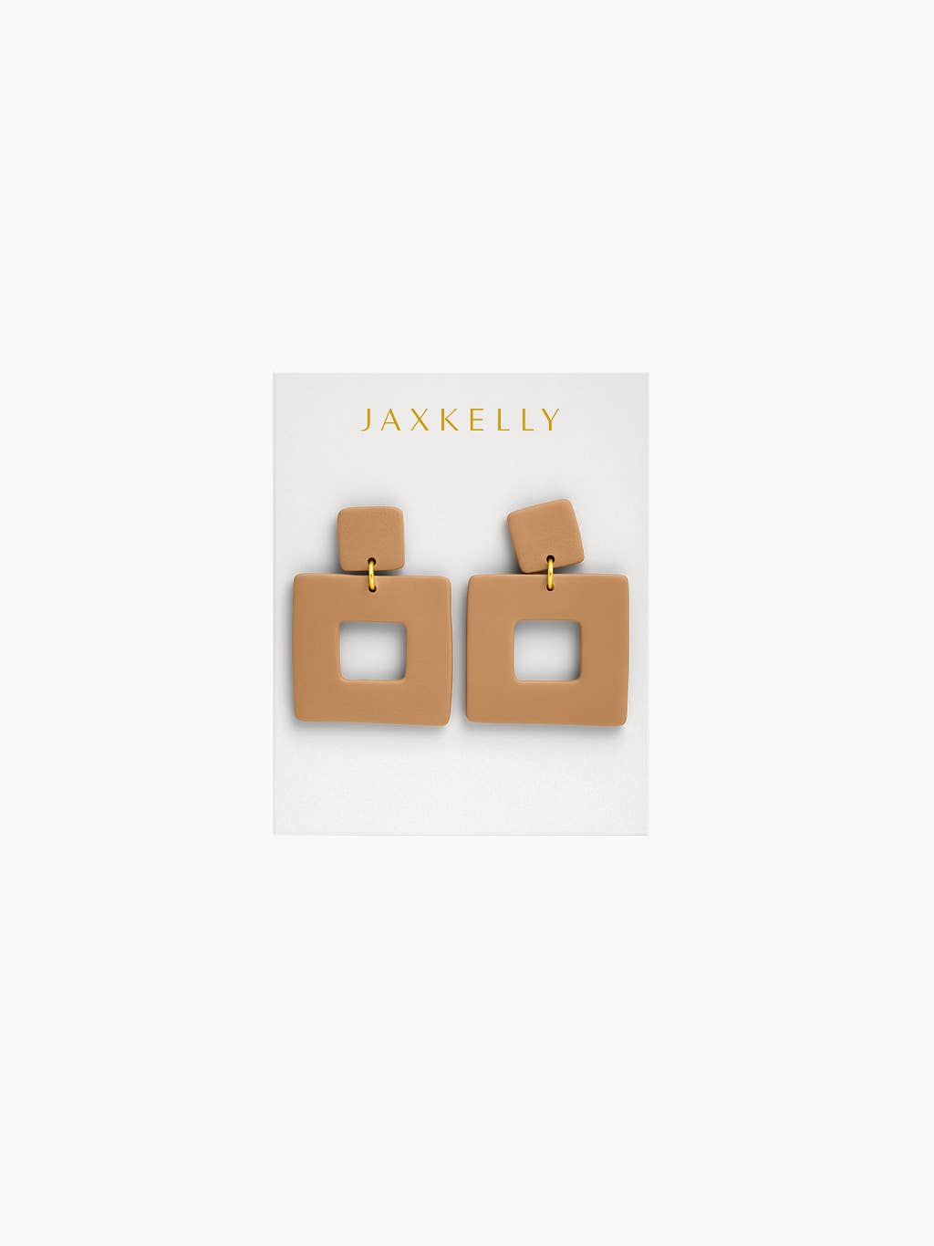 Square Clay Earring - Desert