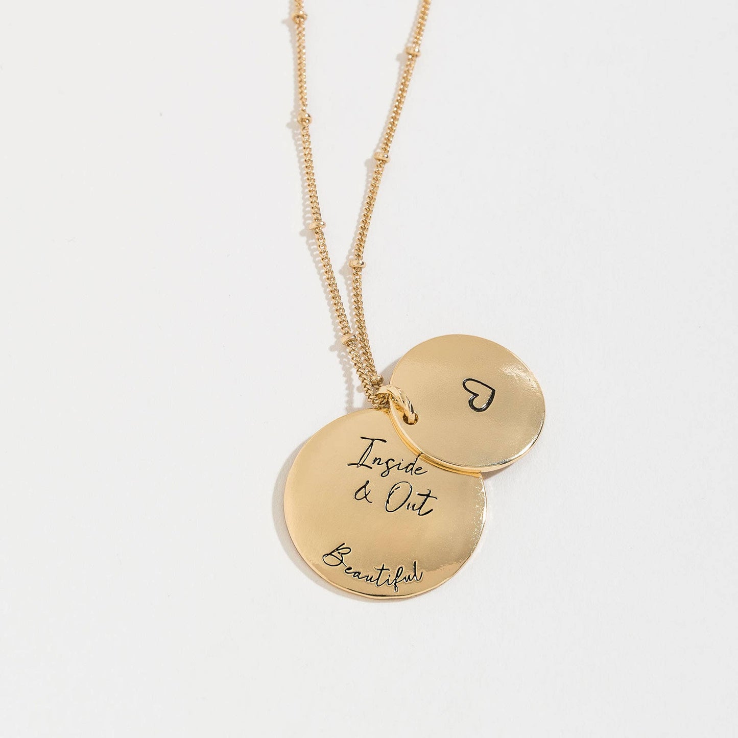 Sale - Beautiful Hidden Heart Pendant Necklace
