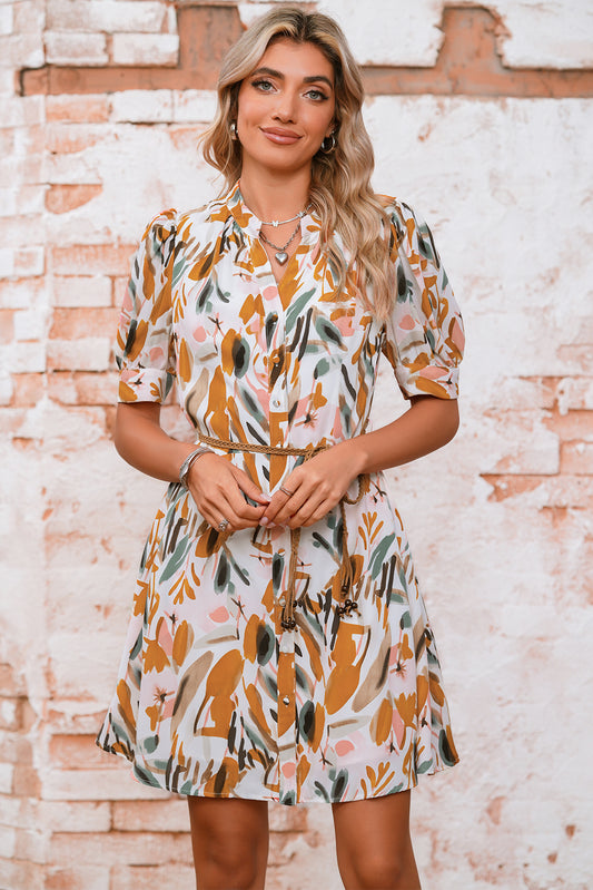 Fall Multi Short Dress