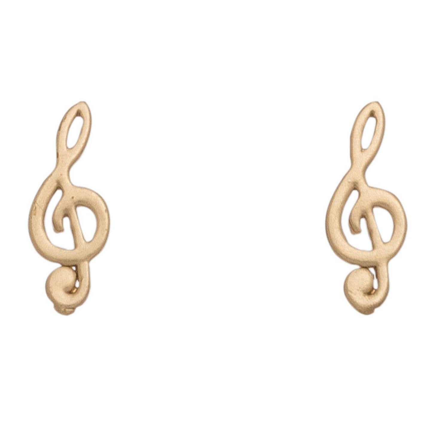 Stud Buds Treble Clef Earrings